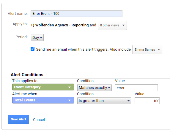 Errors above threshold